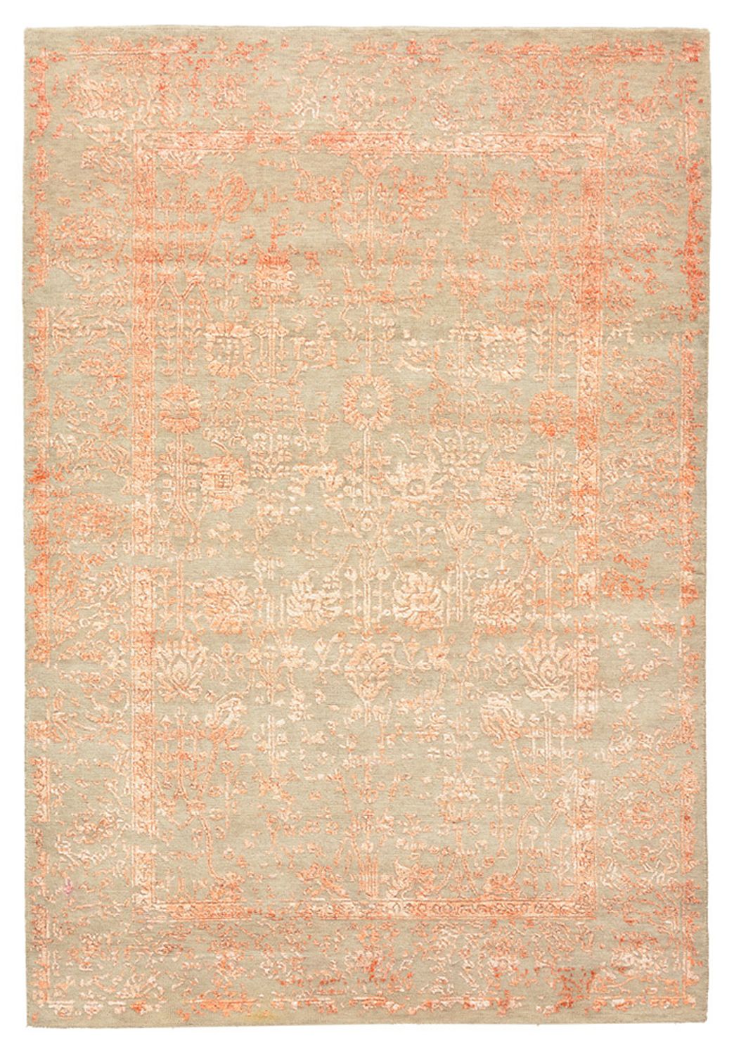 Designer Rug - 182 x 125 cm - orange