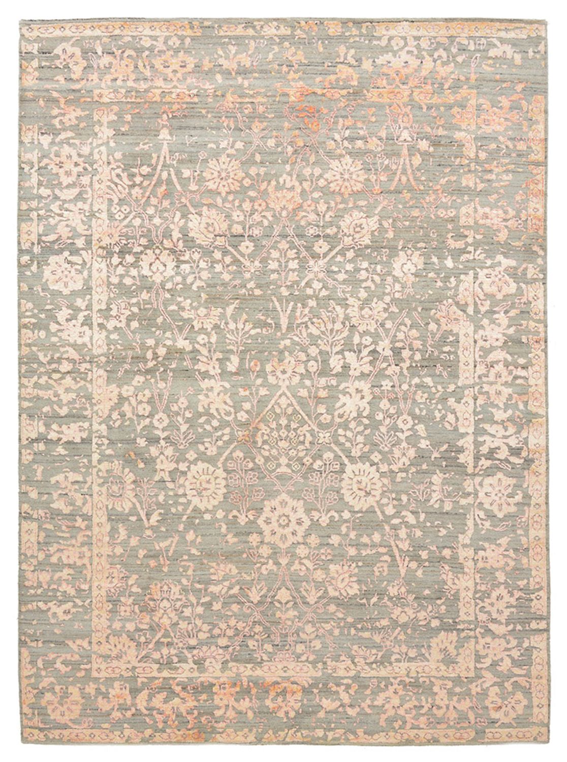 Designer Rug - 238 x 178 cm - salmon