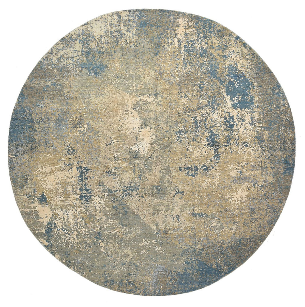 Designer Rug round  - 201 x 199 cm - sand