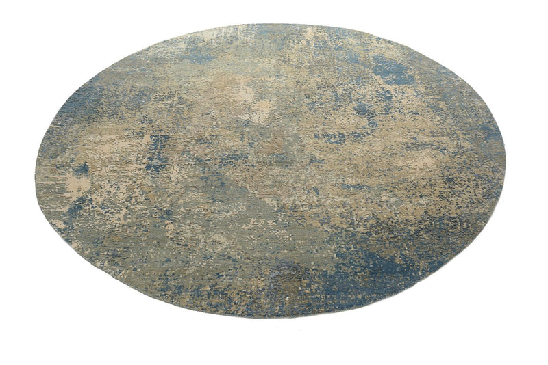 Designer Rug round  - 201 x 199 cm - sand