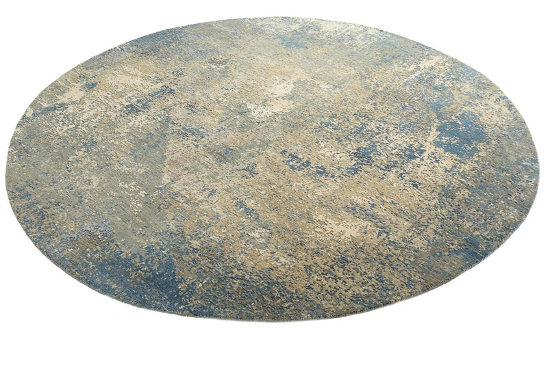Designer Rug round  - 201 x 199 cm - sand