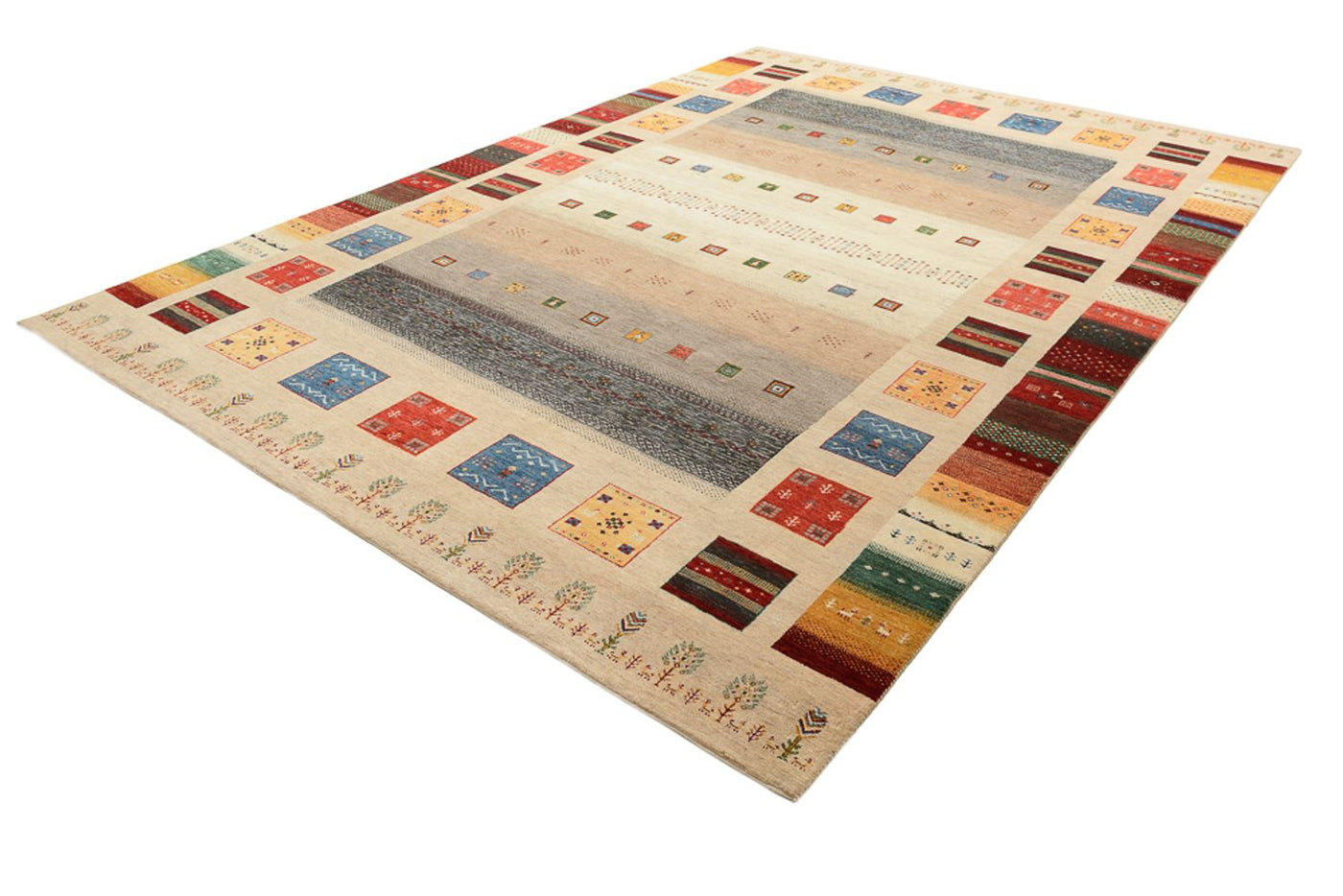 Indo Loribaft Rug 356x252cm - Wool Rug