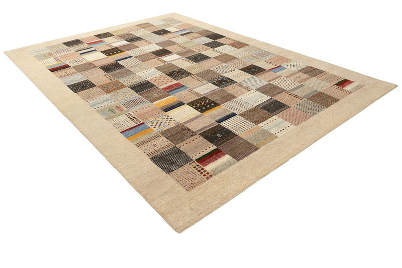 Gabbeh Rug - Loribaft Indus - 350 x 250 cm - dark beige