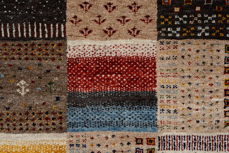 Gabbeh Rug - Loribaft Indus - 350 x 250 cm - dark beige