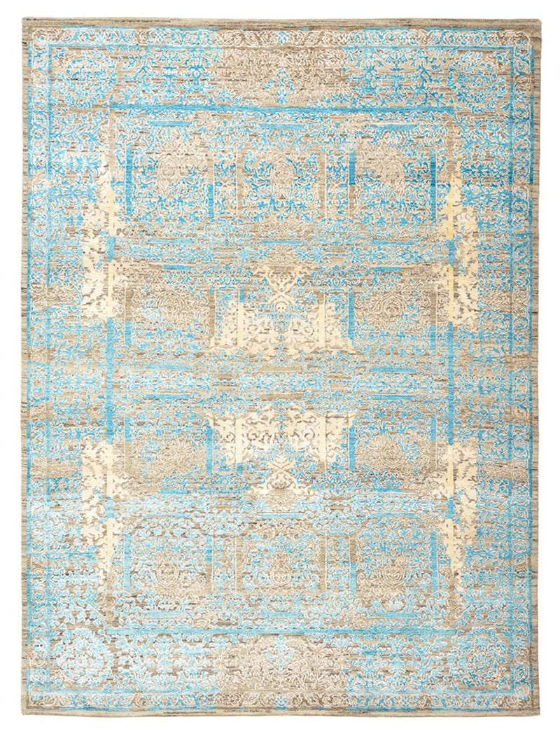 Designer Rug - 234 x 176 cm - light blue