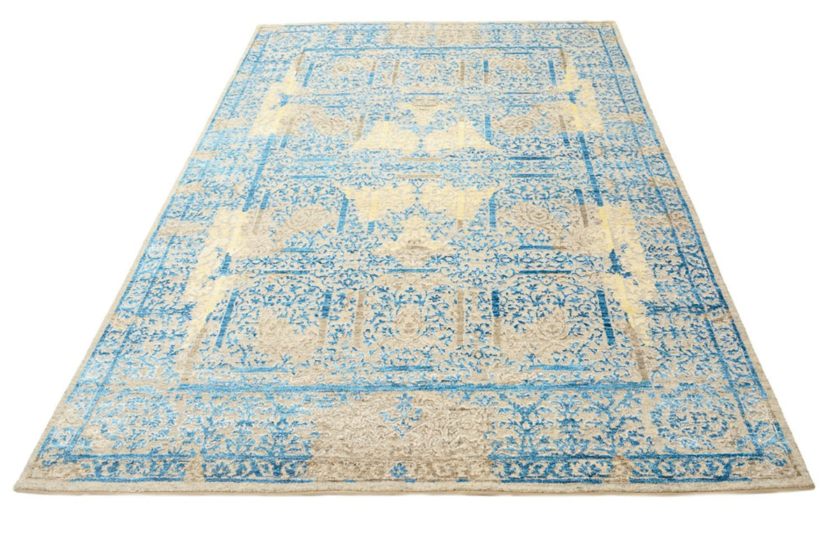 Designer Rug - 234 x 176 cm - light blue