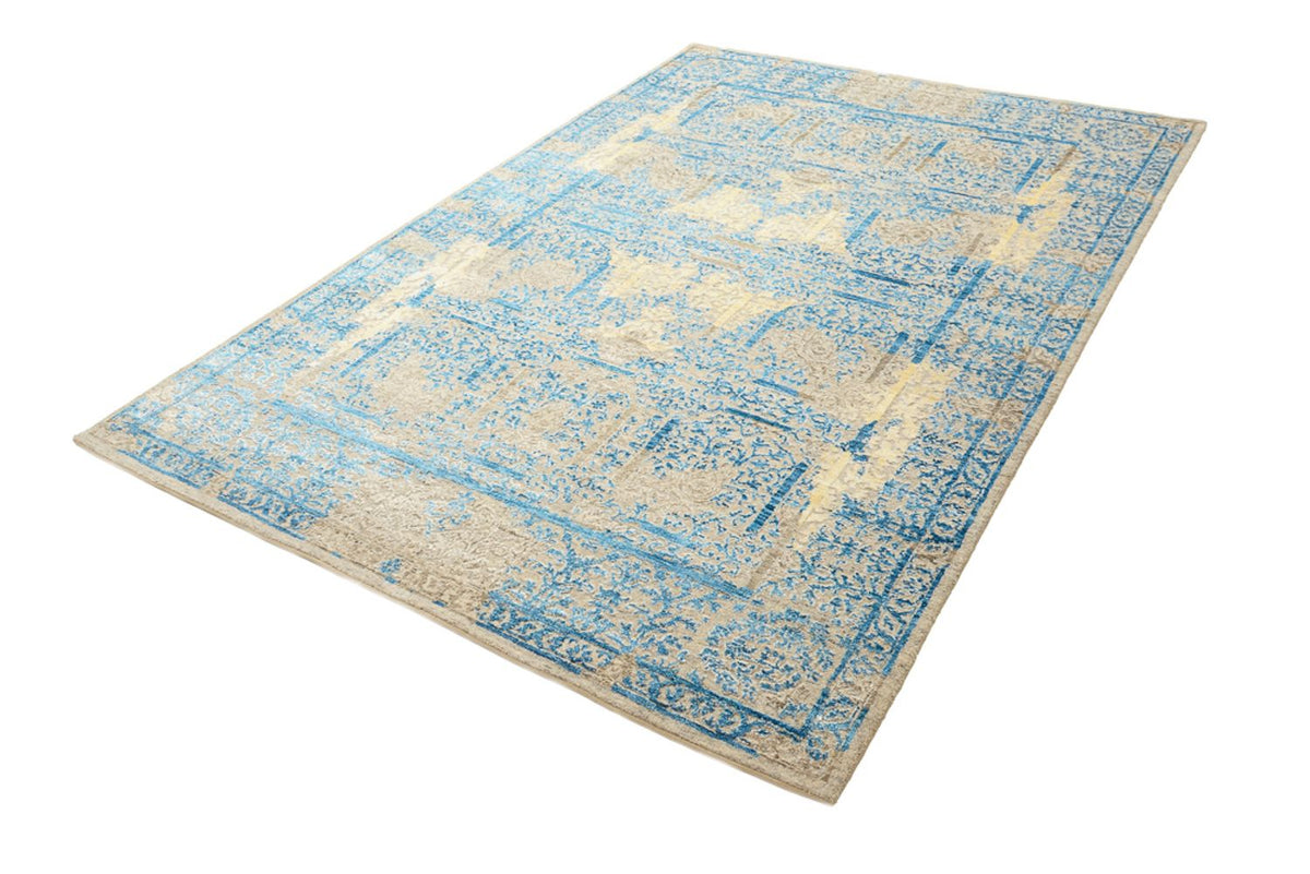 Designer Rug - 234 x 176 cm - light blue