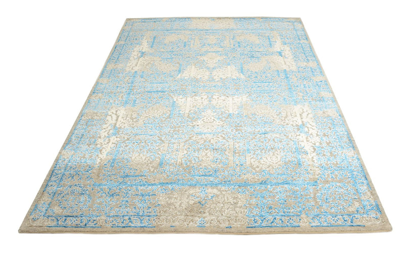 Designer Rug - 234 x 176 cm - light blue