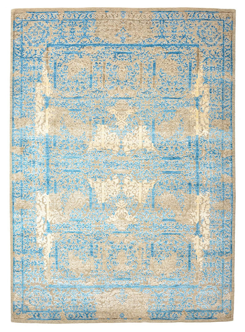 Designer Rug - 243 x 174 cm - light blue