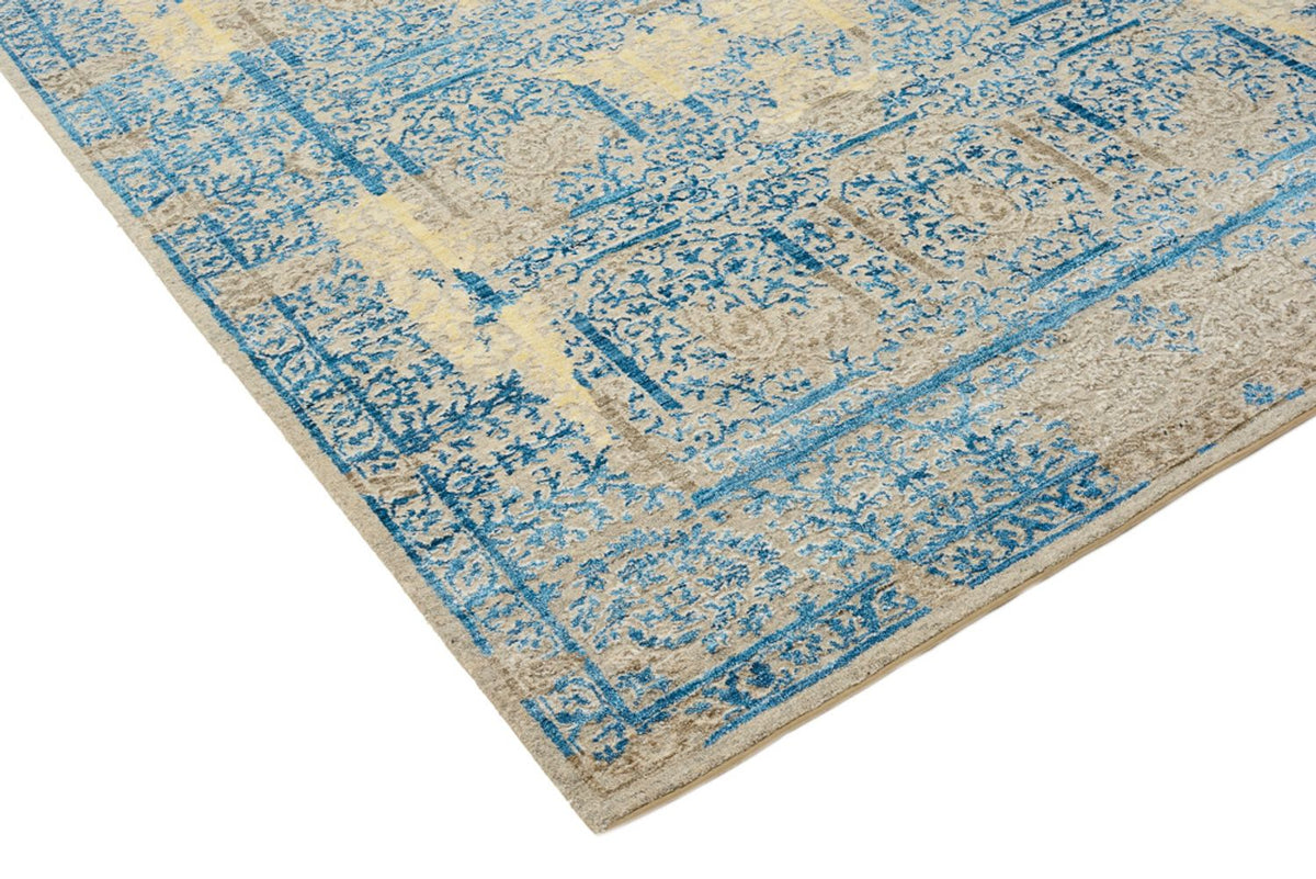 Designer Rug - 243 x 174 cm - light blue