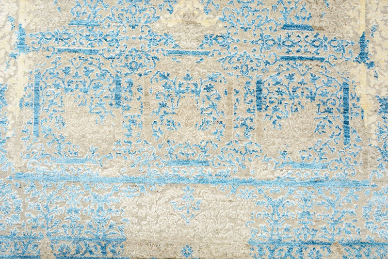 Designer Rug - 243 x 174 cm - light blue