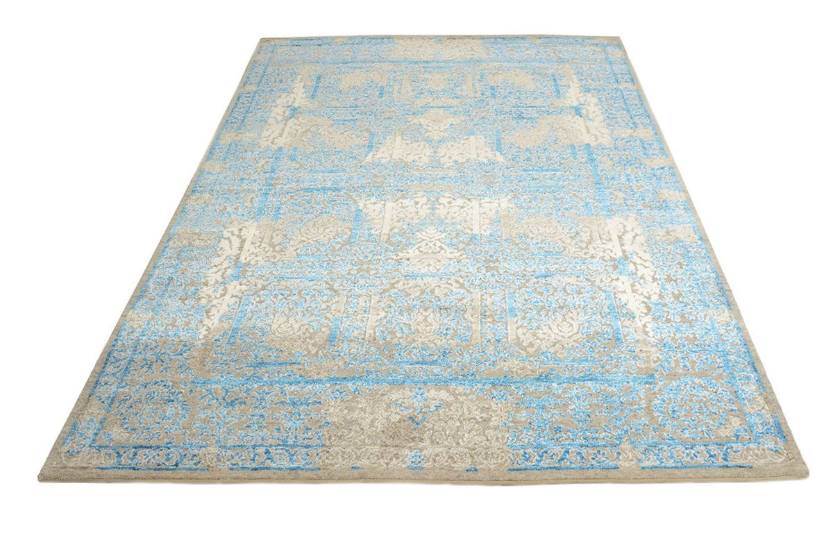 Designer Rug - 243 x 174 cm - light blue
