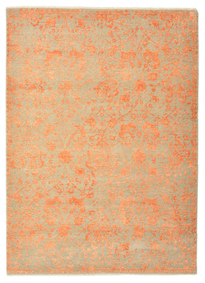 Designer Rug - 212 x 156 cm - orange