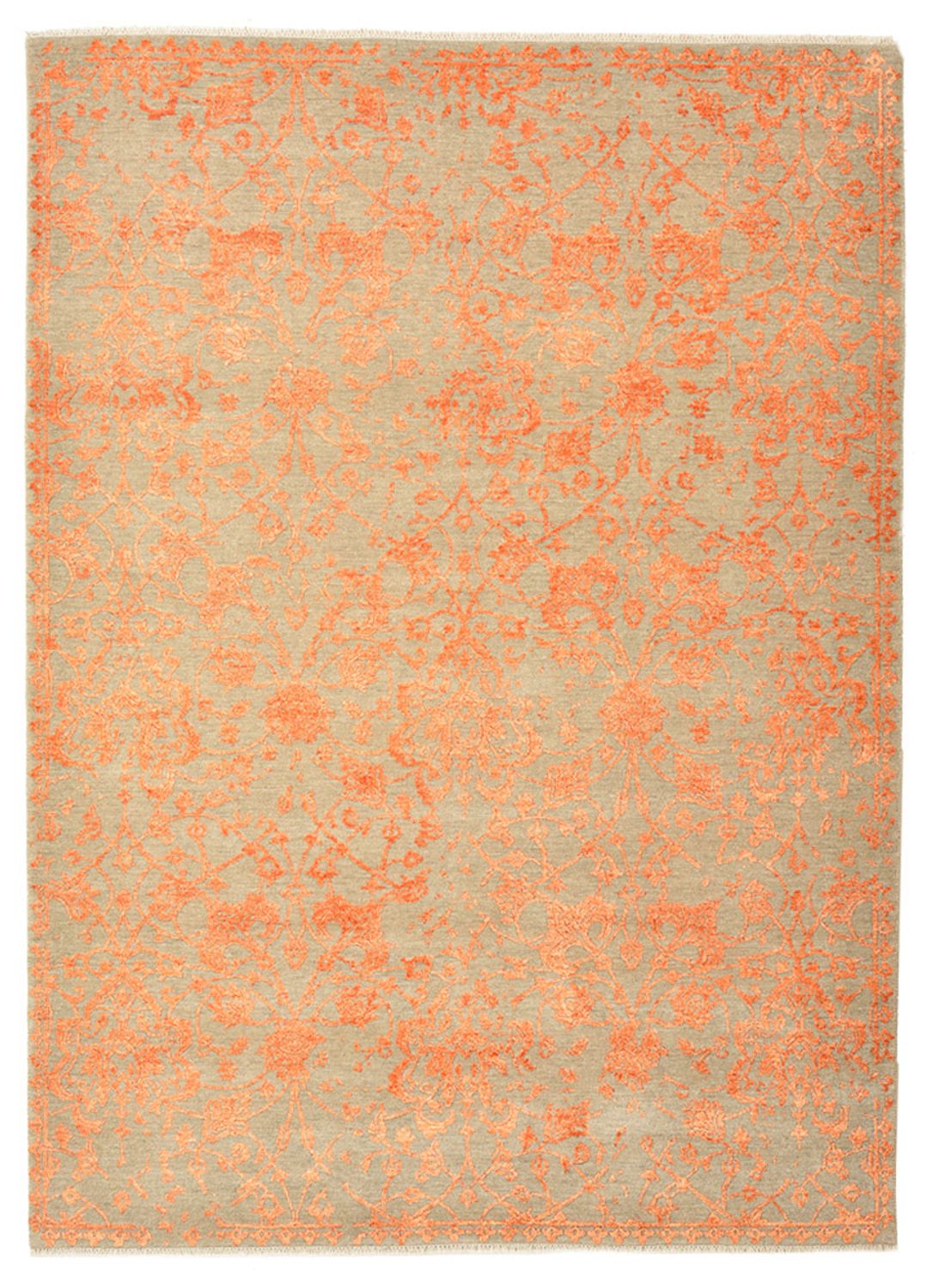 Designer Rug - 212 x 156 cm - orange