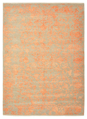 Designer Rug - 211 x 157 cm - orange