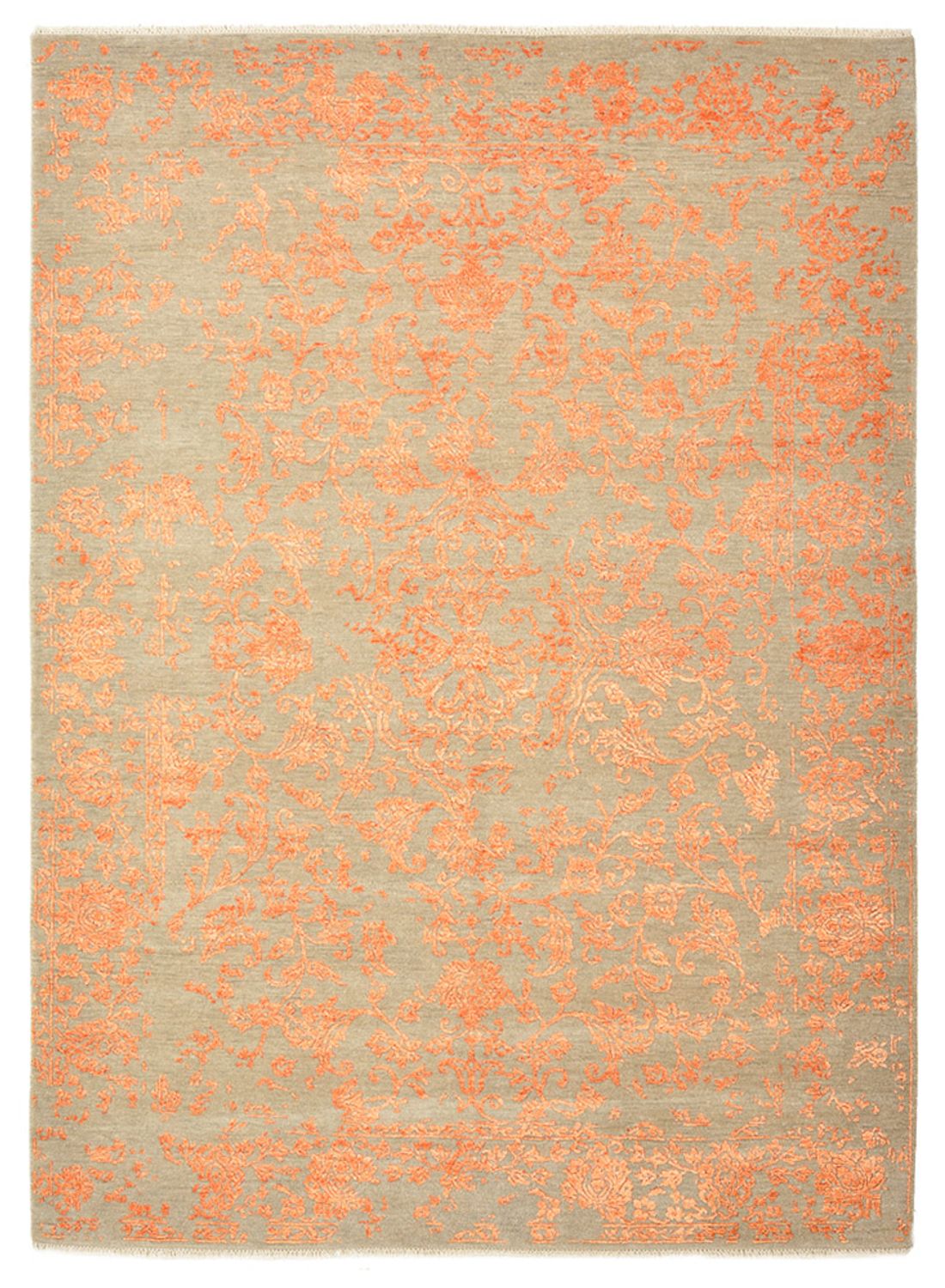 Designer Rug - 211 x 157 cm - orange
