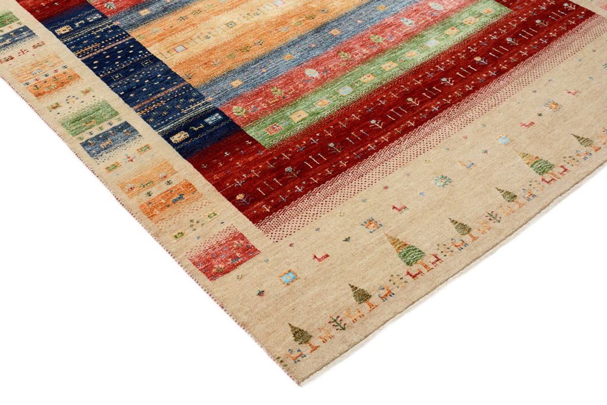 Gabbeh Rug - Loribaft Indus - 207 x 156 cm - multicolored
