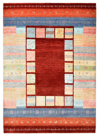 Gabbeh Rug - Loribaft Indus - 242 x 176 cm - multicolored