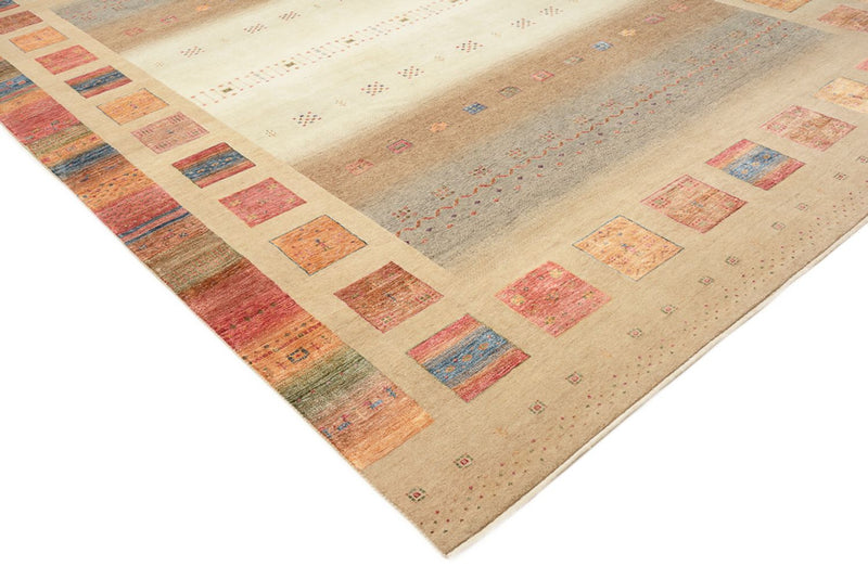 Gabbeh Rug - Loribaft Indus - 400 x 301 cm - multicolored