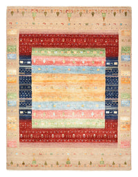 Gabbeh Rug - Loribaft Indus - 198 x 154 cm - multicolored