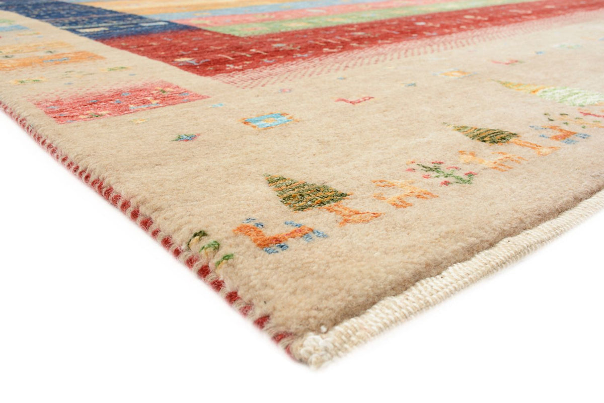 Gabbeh Rug - Loribaft Indus - 198 x 154 cm - multicolored