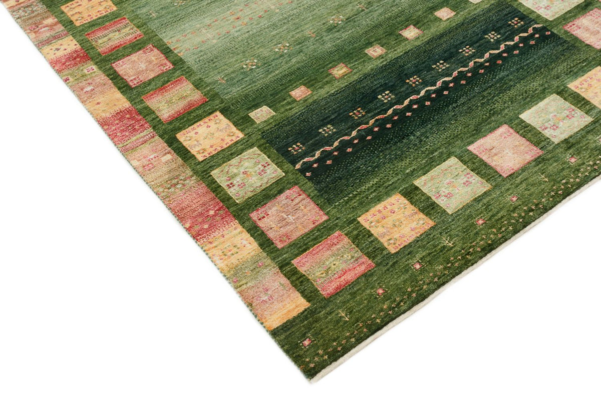 Gabbeh Rug - Loribaft Indus - 183 x 127 cm - green