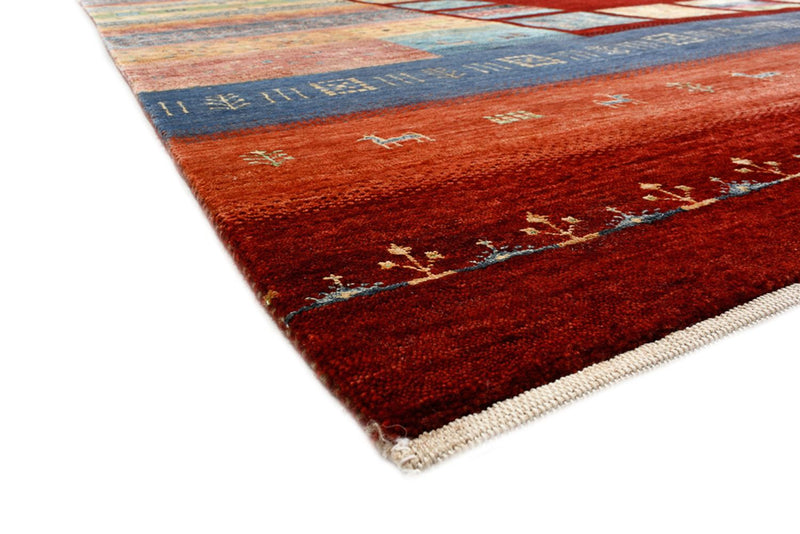 Gabbeh Rug - Loribaft Indus - 336 x 254 cm - red
