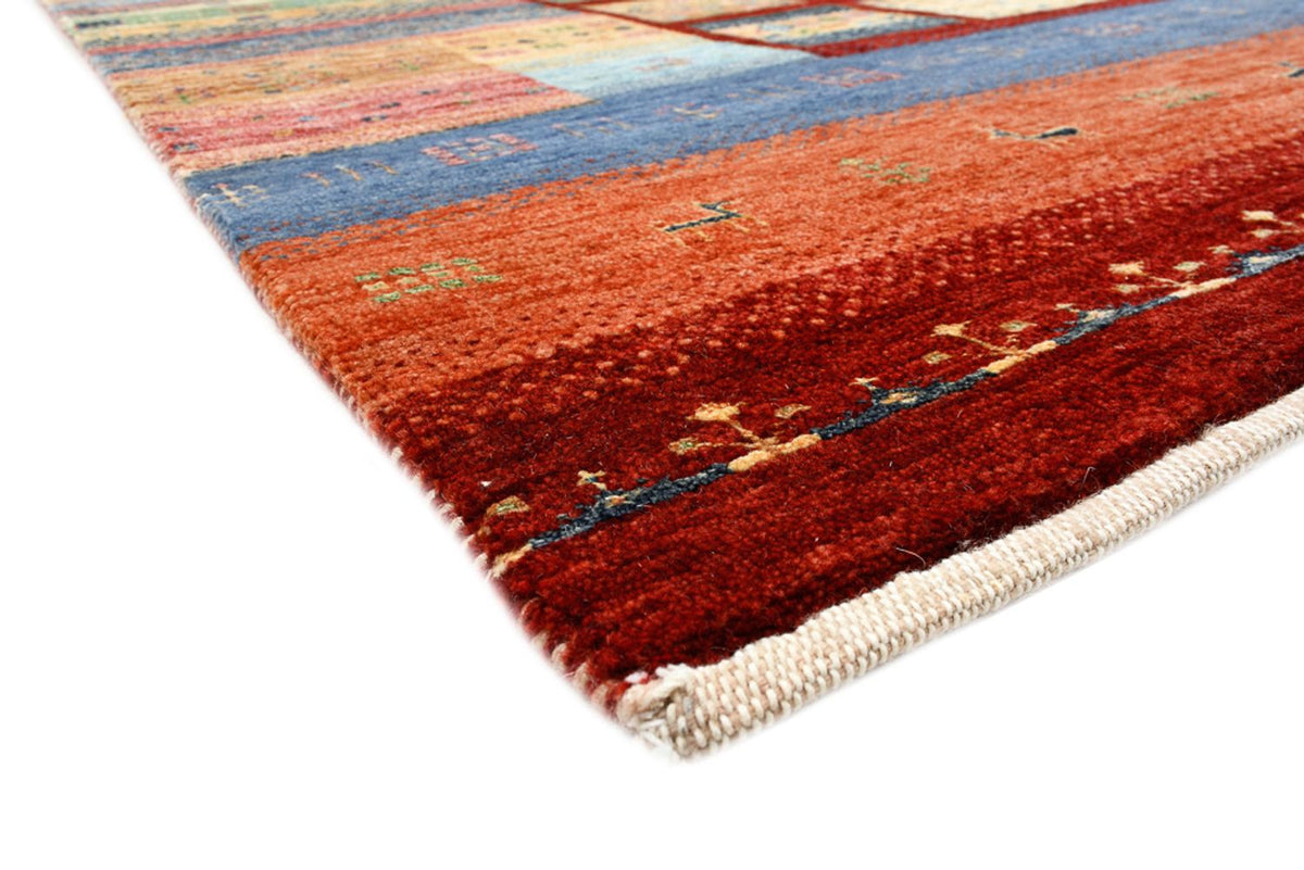 Gabbeh Rug - Loribaft Indus - 201 x 155 cm - red