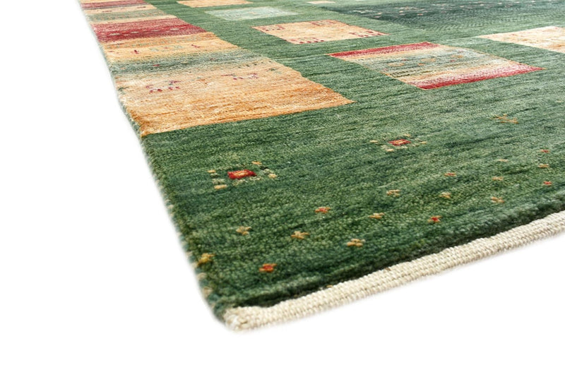 Gabbeh Rug - Loribaft Indus - 346 x 245 cm - green