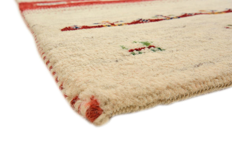 Gabbeh Rug - Loribaft Indus - 305 x 198 cm - light beige