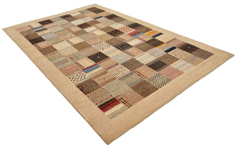 Gabbeh Rug - Loribaft Indus - 308 x 200 cm - dark beige