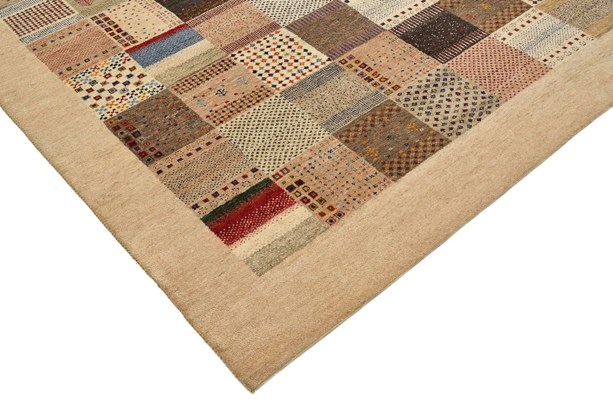 Gabbeh Rug - Loribaft Indus - 308 x 200 cm - dark beige