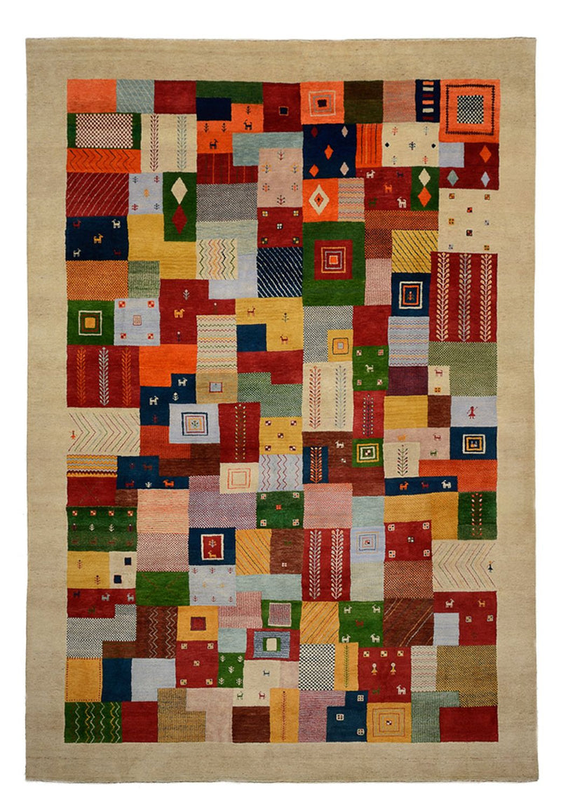 Gabbeh Rug - Loribaft Indus - 347 x 246 cm - multicolored