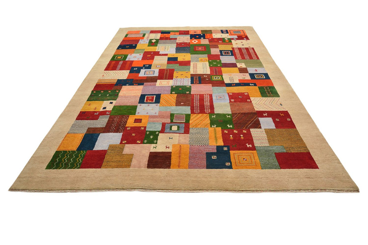 Gabbeh Rug - Loribaft Indus - 347 x 246 cm - multicolored