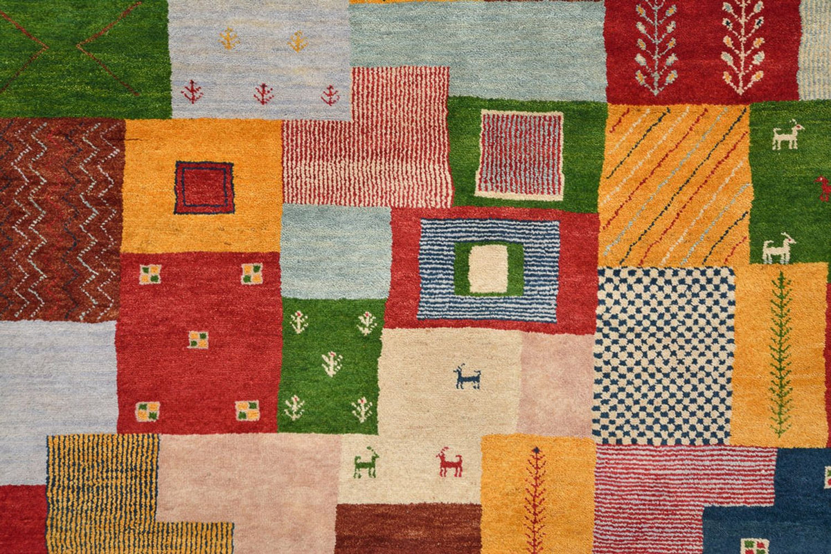 Gabbeh Rug - Loribaft Indus - 347 x 246 cm - multicolored