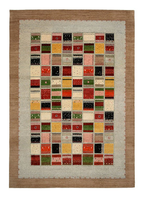 Gabbeh Rug - Loribaft Indus - 340 x 243 cm - multicolored