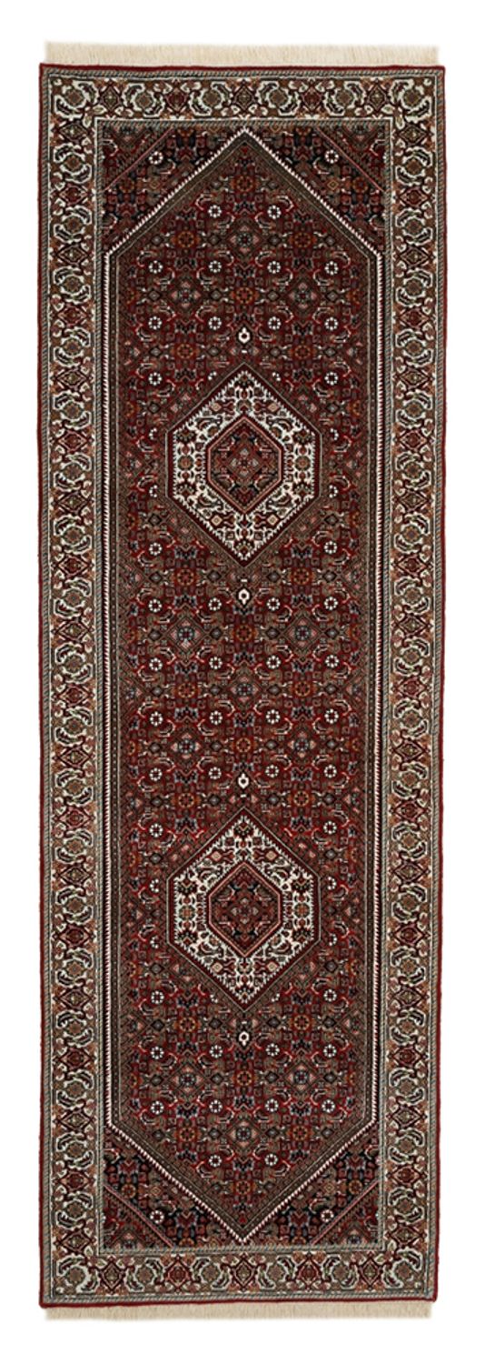 Runner Perser Rug - Bidjar - 245 x 79 cm - bordeaux red
