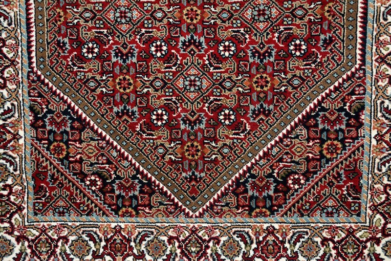 Runner Perser Rug - Bidjar - 246 x 79 cm - bordeaux red