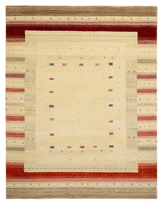 Gabbeh Rug - Loribaft Indus - 248 x 195 cm - light beige