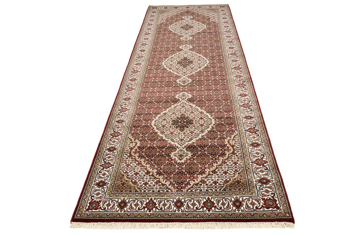 Runner Oriental Rug - Tabriz - 362 x 122 cm - light beige