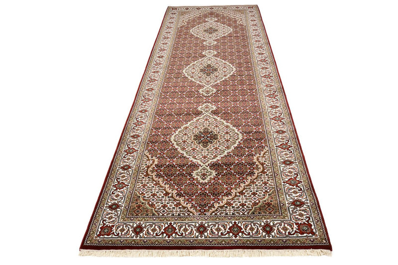 Runner Oriental Rug - Tabriz - 362 x 122 cm - light beige