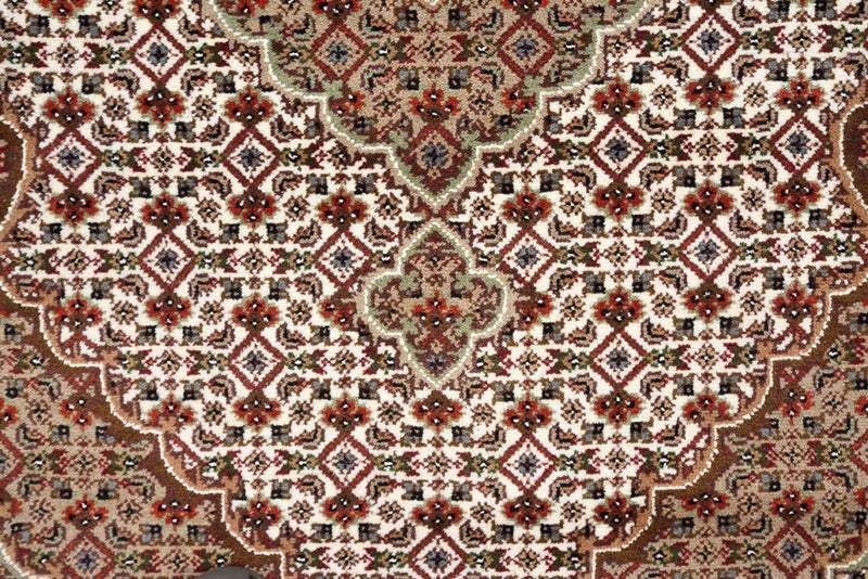 Runner Oriental Rug - Tabriz - 372 x 121 cm - light beige