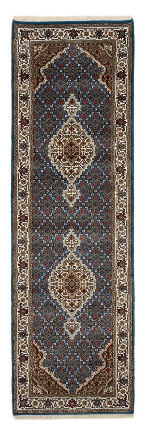 Runner Oriental Rug - Tabriz - 244 x 75 cm - dark blue
