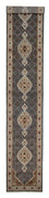 Runner Oriental Rug - Tabriz - 454 x 79 cm - dark blue