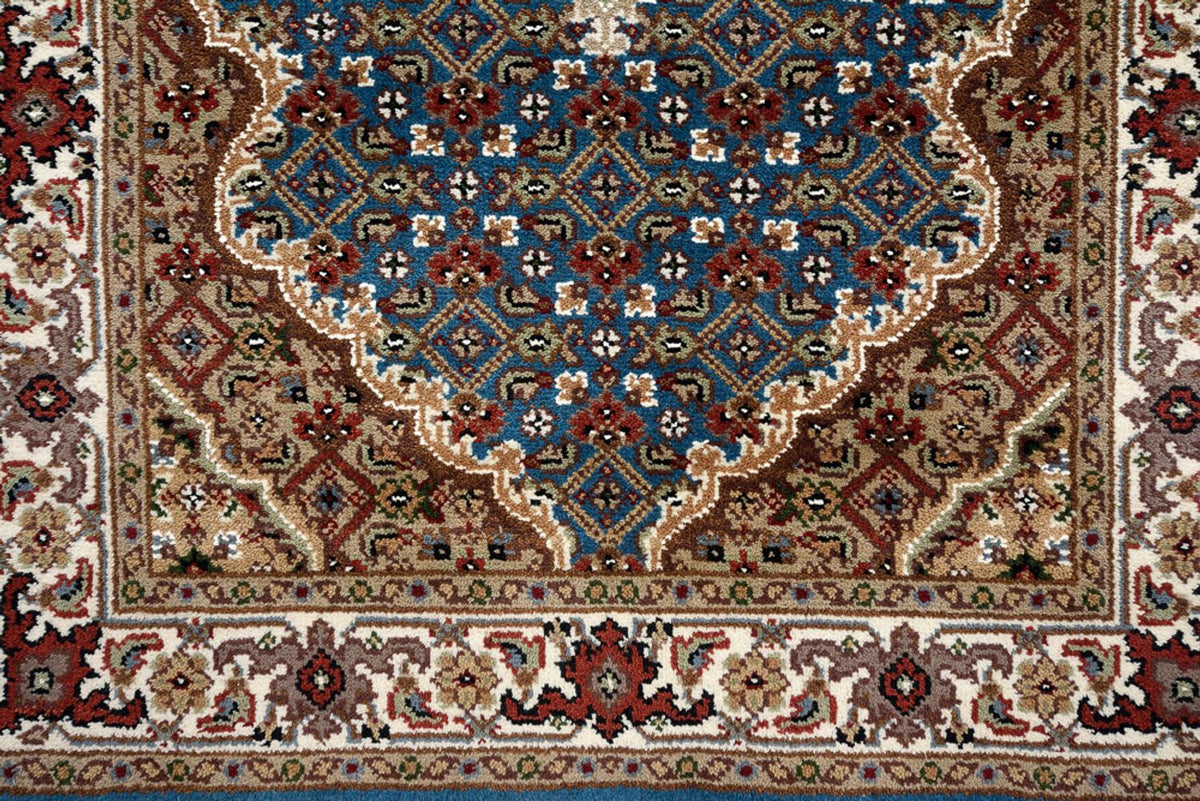 Runner Oriental Rug - Tabriz - 454 x 79 cm - dark blue