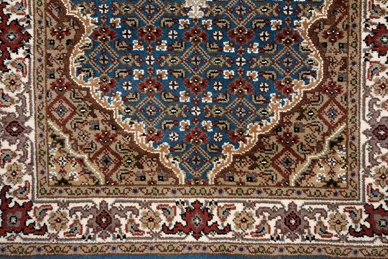 Runner Oriental Rug - Tabriz - 454 x 79 cm - dark blue