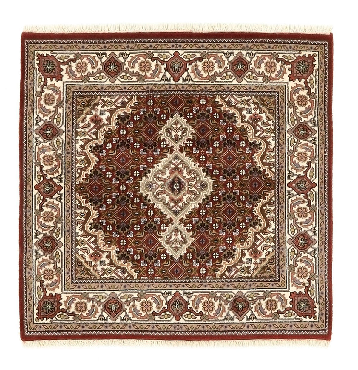 Oriental Rug - Tabriz - 93 x 89 cm - cream