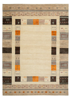 Gabbeh Rug - Loribaft Indus - 281 x 203 cm - light beige