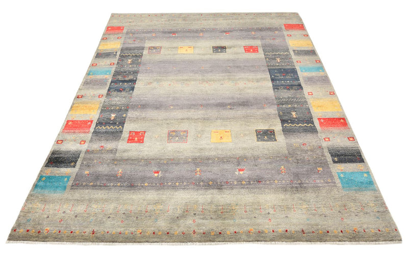 Gabbeh Rug - Loribaft Indus - 241 x 175 cm - sand