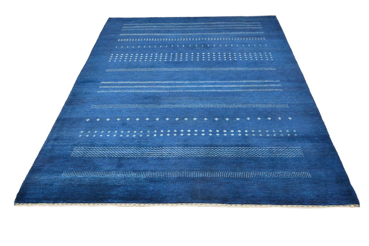 Gabbeh Rug - Loribaft Indus - 237 x 172 cm - dark blue